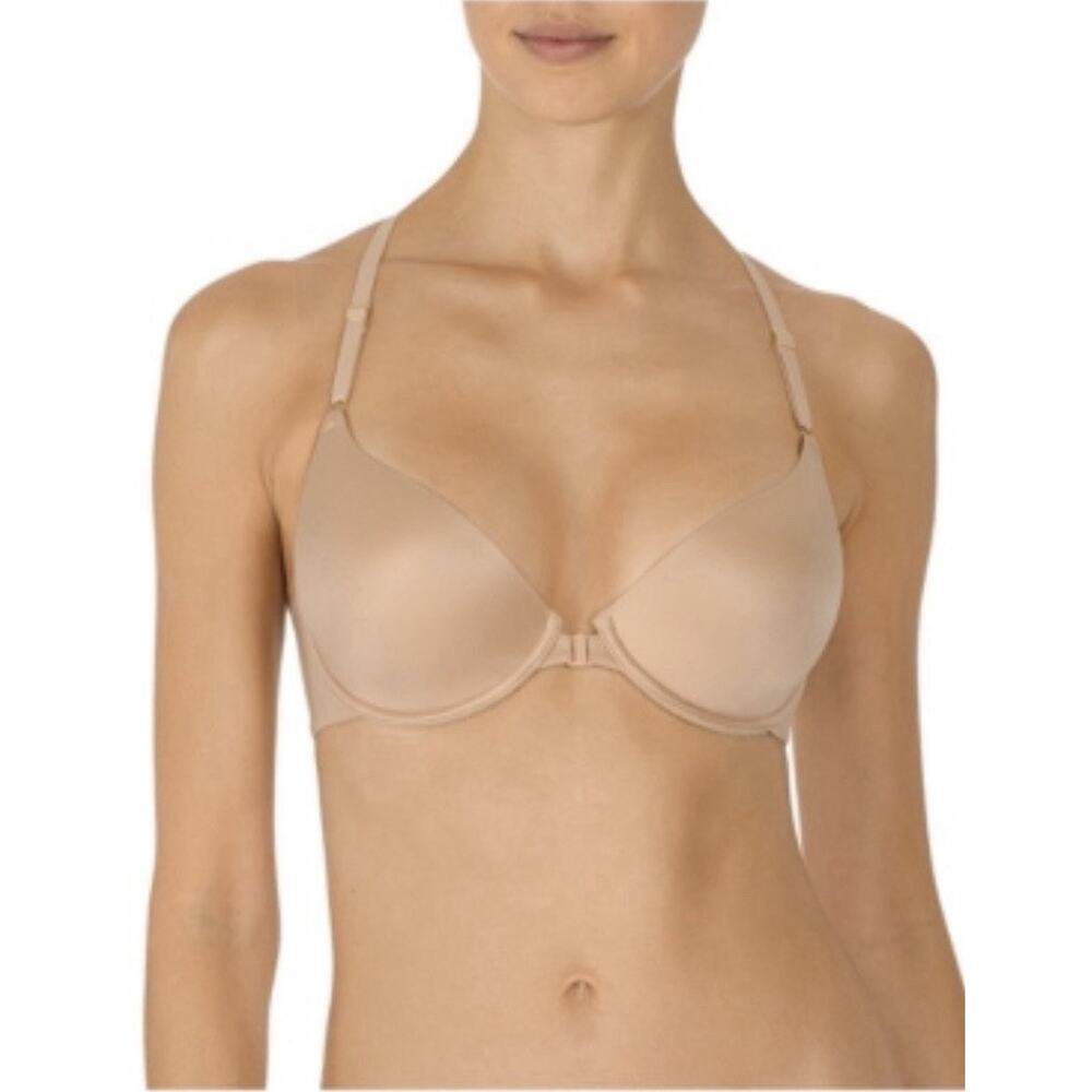 Natori Women's Euphoria Front Close Contour Underwire Bra in Cafe Size 30C